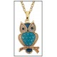 NECKLACE OWL ON BRANCH
